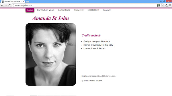 Amanda St John website